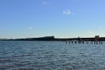 Crossing the Neuse River bridge